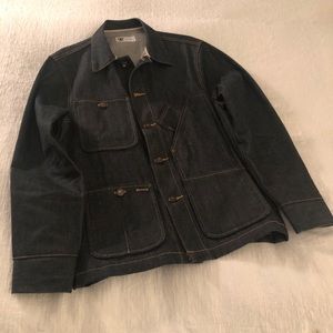 Tellason selvedge denim coverall jacket